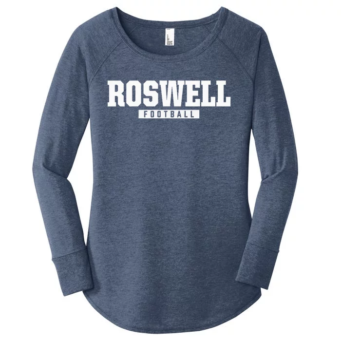 Roswell High School Football Hs Women's Perfect Tri Tunic Long Sleeve Shirt