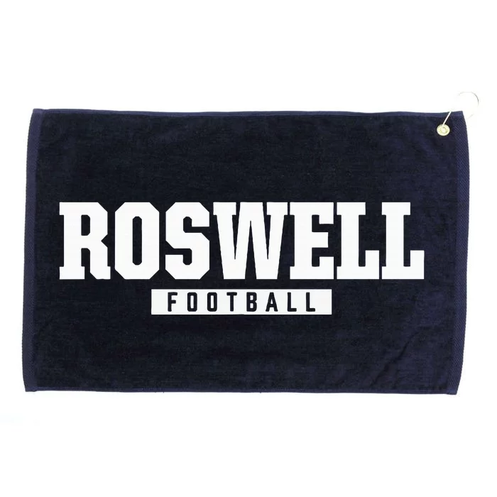 Roswell High School Football Hs Grommeted Golf Towel