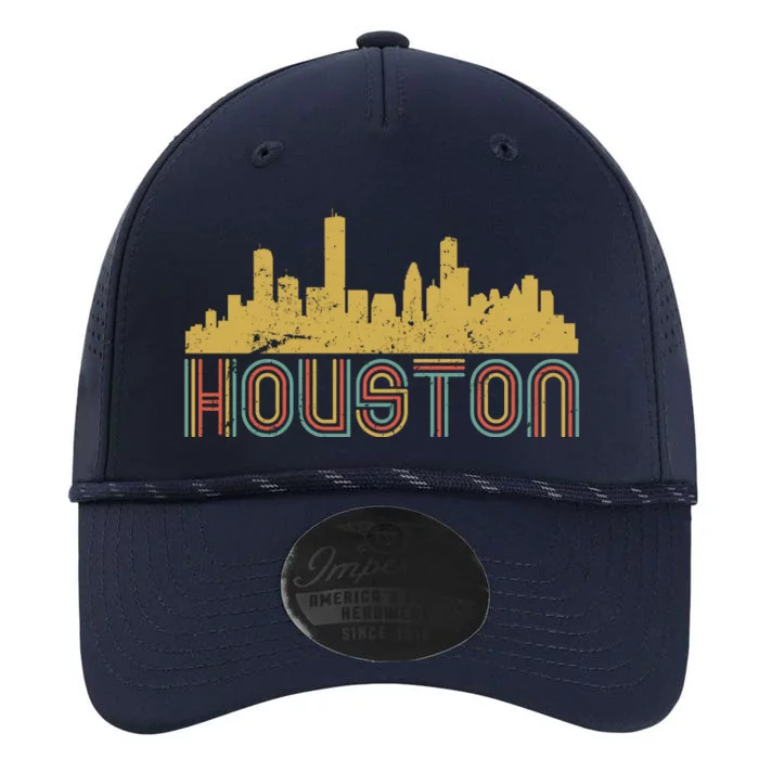 Retro Houston Skyline Texas Performance The Dyno Cap