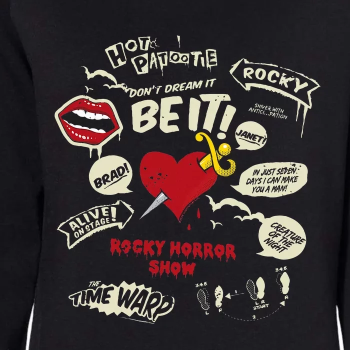 Rocky Horror Show Womens California Wash Sweatshirt