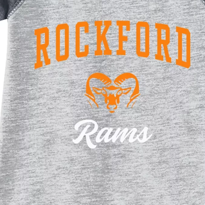 Rockford High School Rams Infant Baby Jersey Bodysuit