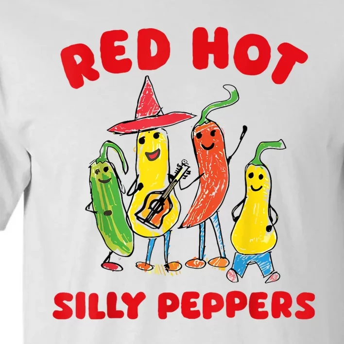 Red Hot Silly Peppers Tall T-Shirt