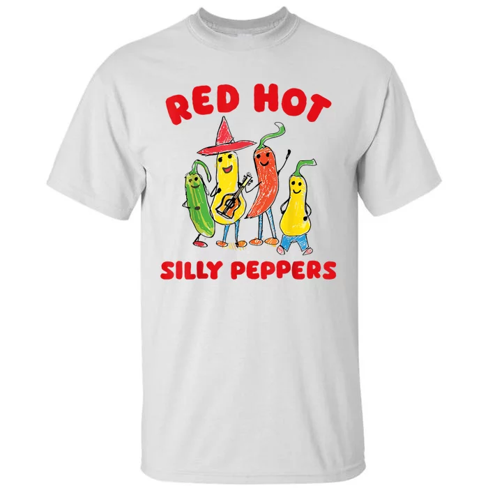 Red Hot Silly Peppers Tall T-Shirt