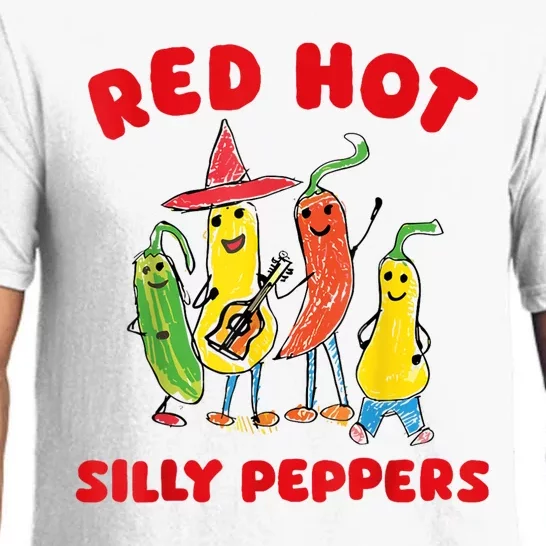 Red Hot Silly Peppers Pajama Set