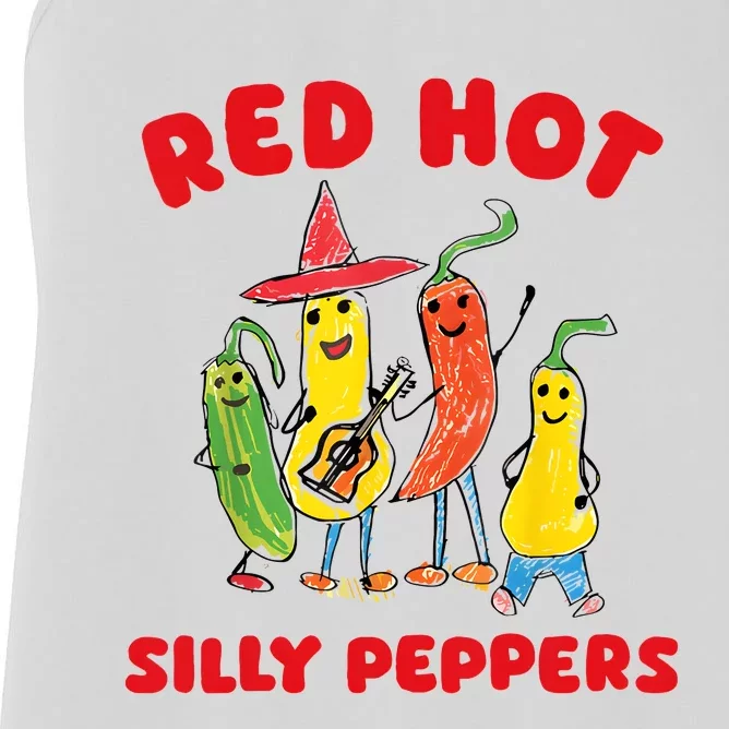 Red Hot Silly Peppers Women's Racerback Tank