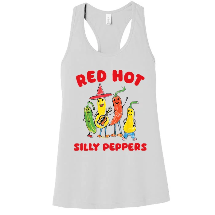 Red Hot Silly Peppers Women's Racerback Tank