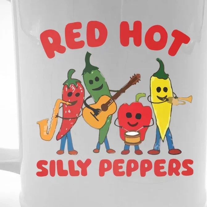 Red Hot Silly Peppers Front & Back Beer Stein