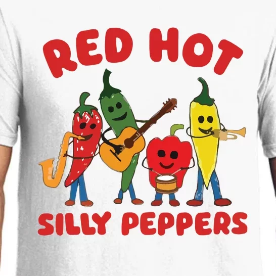 Red Hot Silly Peppers Pajama Set