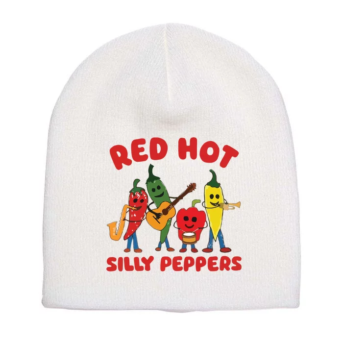 Red Hot Silly Peppers Short Acrylic Beanie