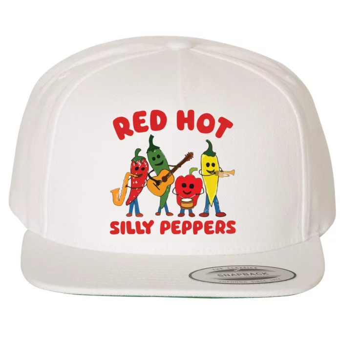 Red Hot Silly Peppers Wool Snapback Cap