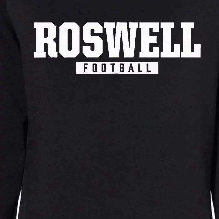 Roswell High School Football Womens California Wash Sweatshirt