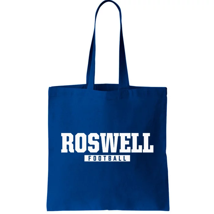 Roswell High School Football Tote Bag