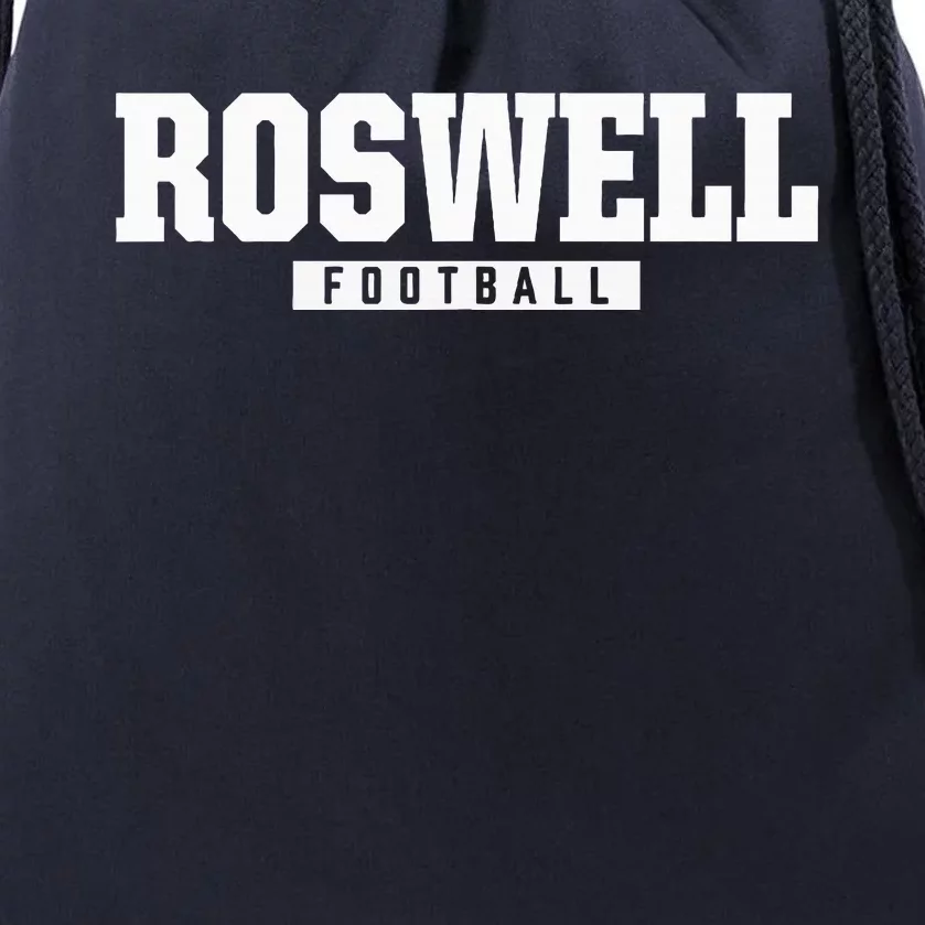 Roswell High School Football Drawstring Bag