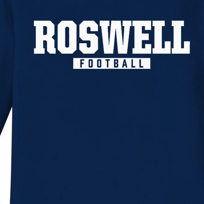 Roswell High School Football Baby Long Sleeve Bodysuit