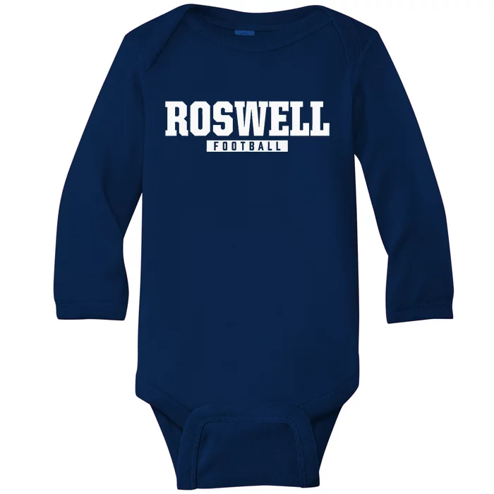 Roswell High School Football Baby Long Sleeve Bodysuit