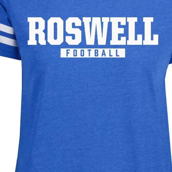 Roswell High School Football Enza Ladies Jersey Football T-Shirt