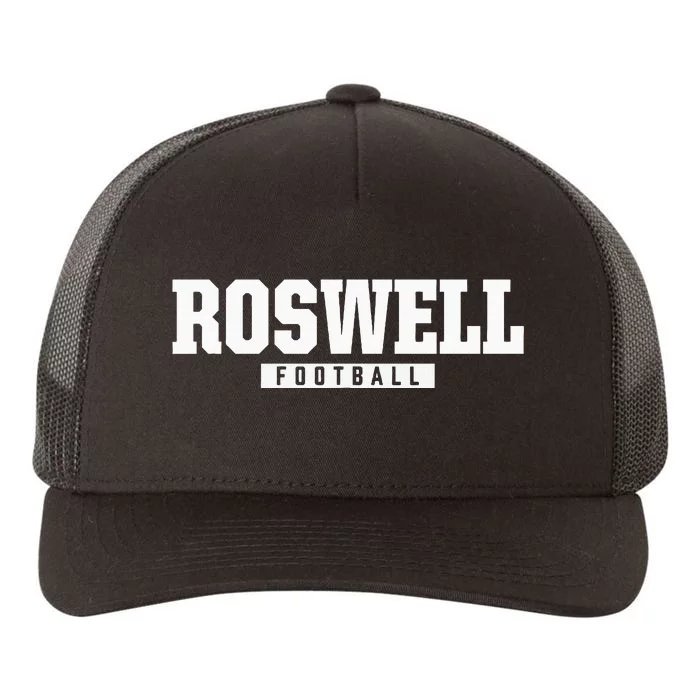 Roswell High School Football Hs Yupoong Adult 5-Panel Trucker Hat