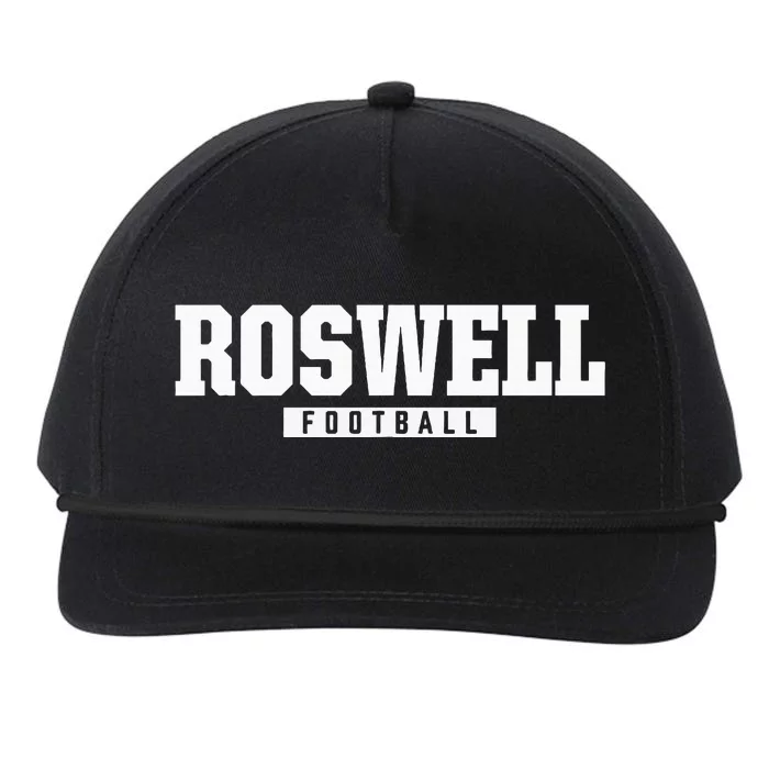 Roswell High School Football Hs Snapback Five-Panel Rope Hat