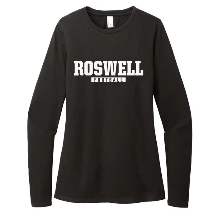 Roswell High School Football Hs Womens CVC Long Sleeve Shirt