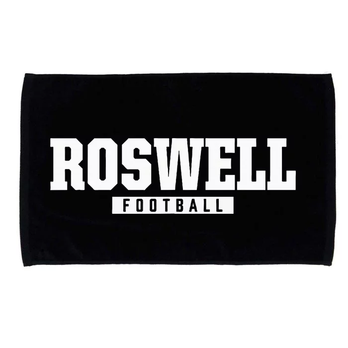 Roswell High School Football Hs Microfiber Hand Towel