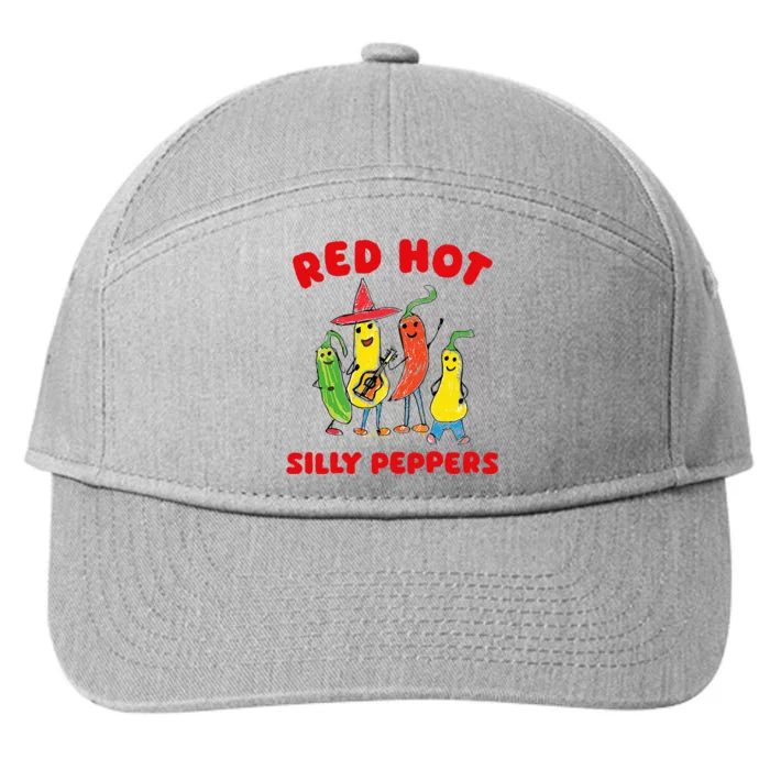 Red Hot Silly Peppers 7-Panel Snapback Hat