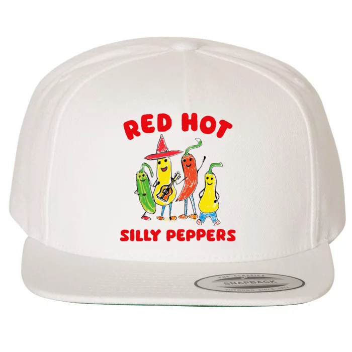 Red Hot Silly Peppers Wool Snapback Cap