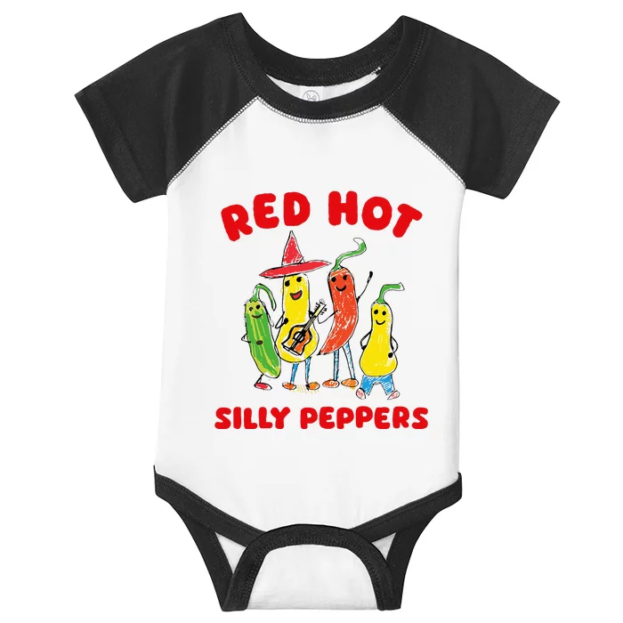 Red Hot Silly Peppers Infant Baby Jersey Bodysuit