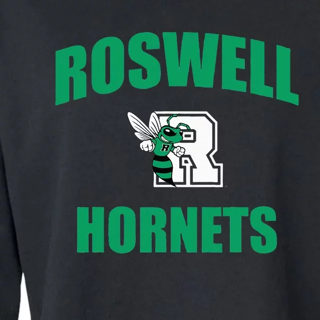 Roswell High School Hornets Cropped Pullover Crew