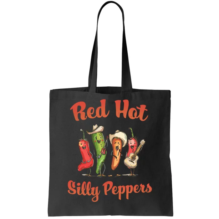 Red Hot Silly Peppers Inspired Humor Concert Music Tote Bag