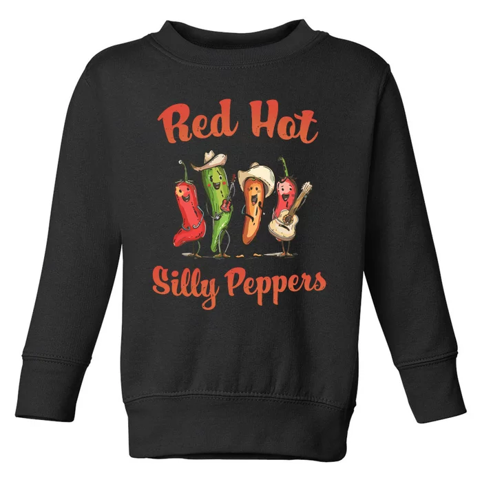 Red Hot Silly Peppers Inspired Humor Concert Music Toddler Sweatshirt