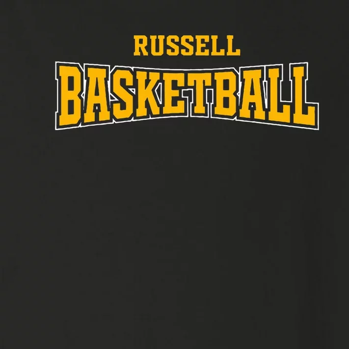 Russell High School Basketball Warp Hs Toddler Long Sleeve Shirt