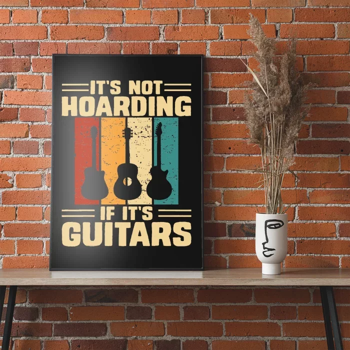 Retro Highly Strung Funny Lead Bass Guitarist Poster