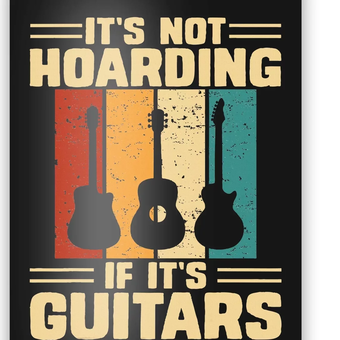 Retro Highly Strung Funny Lead Bass Guitarist Poster