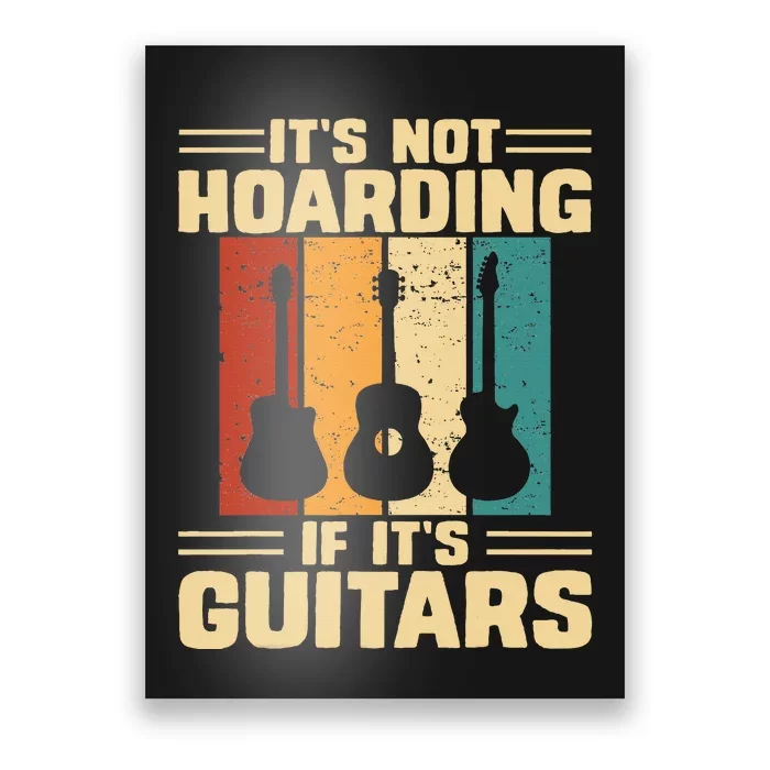 Retro Highly Strung Funny Lead Bass Guitarist Poster