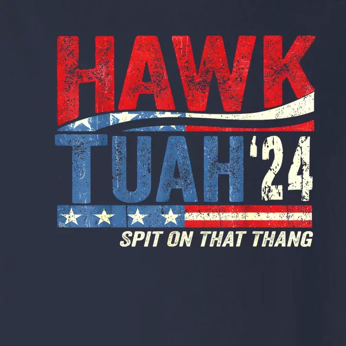 Retro Hawk Tuah 24 Spit On That Thang Gift Toddler Long Sleeve Shirt