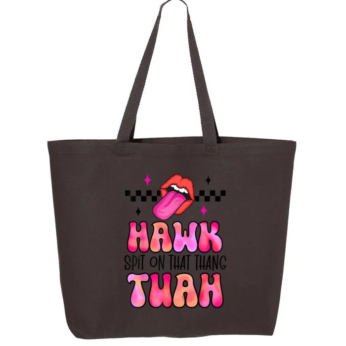 Retro Hawk Tush Spit On That Thing Groovy Gift 25L Jumbo Tote