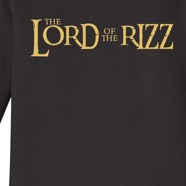 Rizz How To Rizz Someone Lord Of The Rizz Ultimate Rizz Baby Long Sleeve Bodysuit