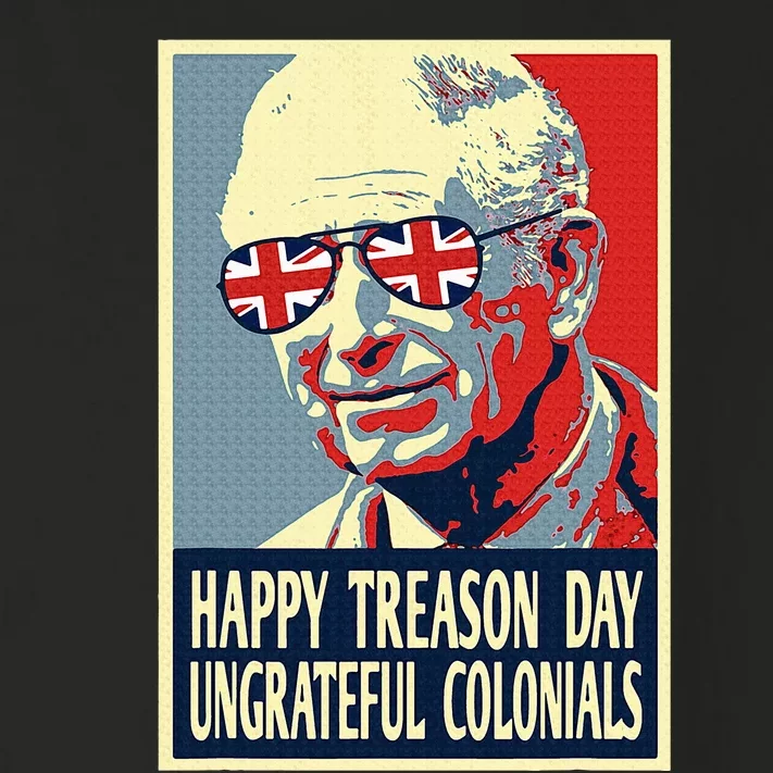 Retro Happy Treason Day 4th Of July British Colonials Flag Toddler Long Sleeve Shirt