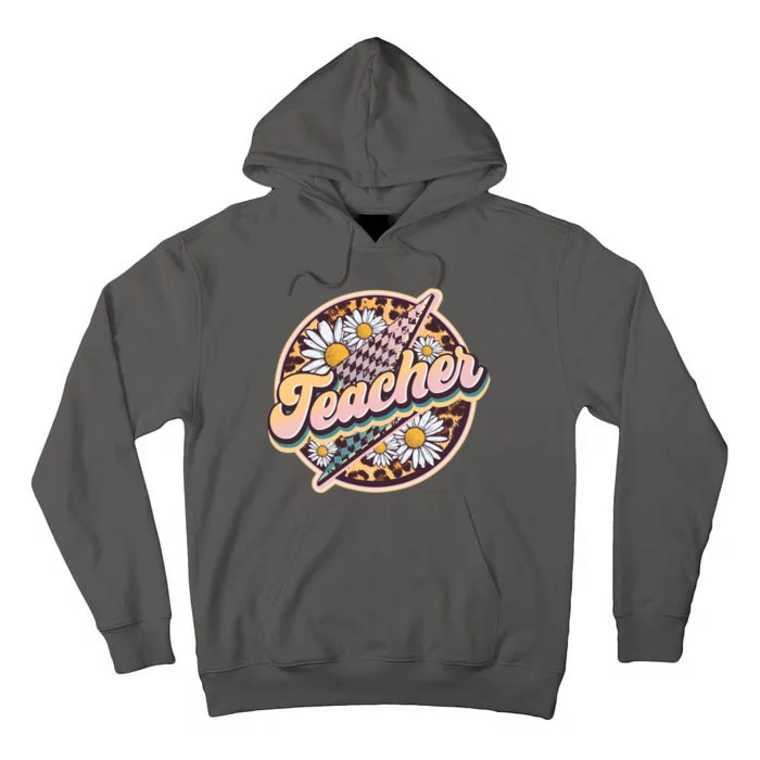 Retro Hippie Teacher Tall Hoodie