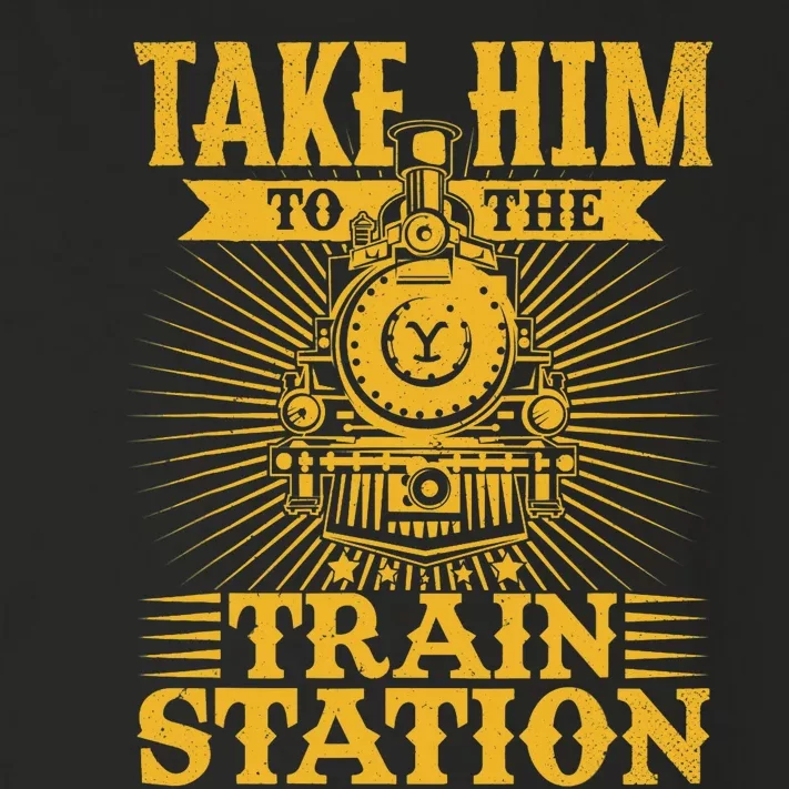 Ride Him To The Train Station Toddler Long Sleeve Shirt