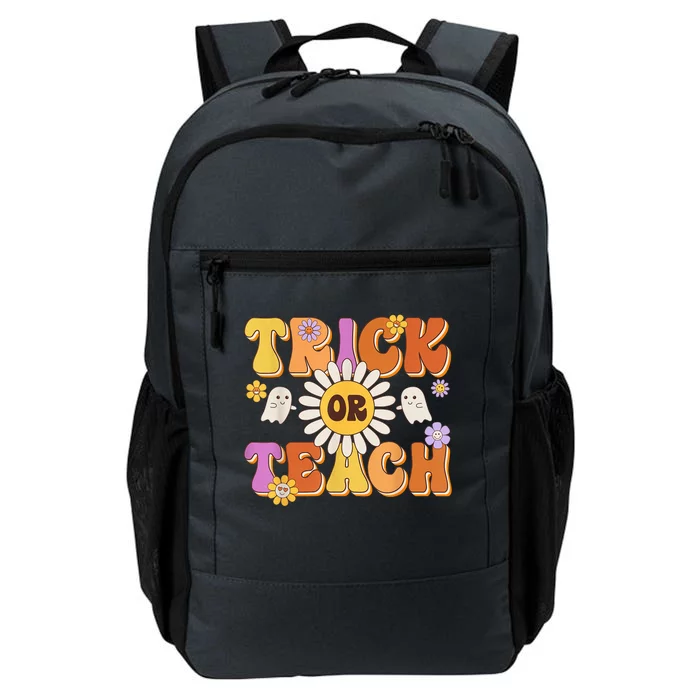 Retro Halloween Trick Or Teach Teacher Halloween Costume Daily Commute Backpack