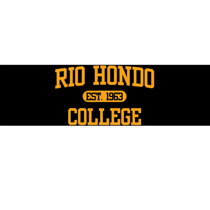 Rio Hondo Vintage Arch College Bumper Sticker