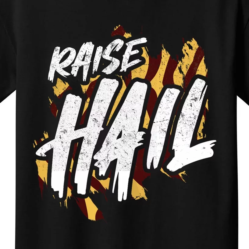 Raise Hail Washington American Football Kids T-Shirt