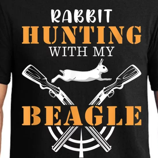 Rabbit Hunting With My Beagle Cute Proud Hunter Outfit Pajama Set