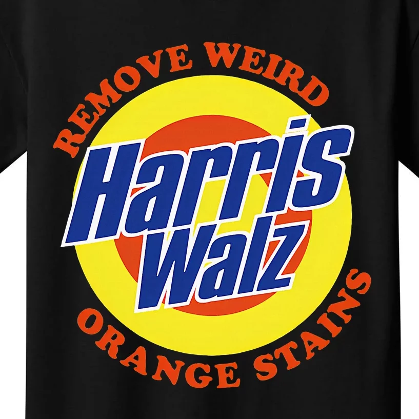 Retro Harris Walz Remove Weird Orange Stains Kids T-Shirt