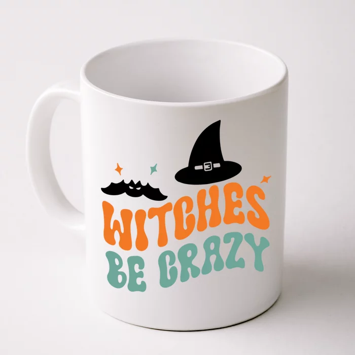 Retro Halloween Witch Be Crazy Meaningful Gift Front & Back Coffee Mug