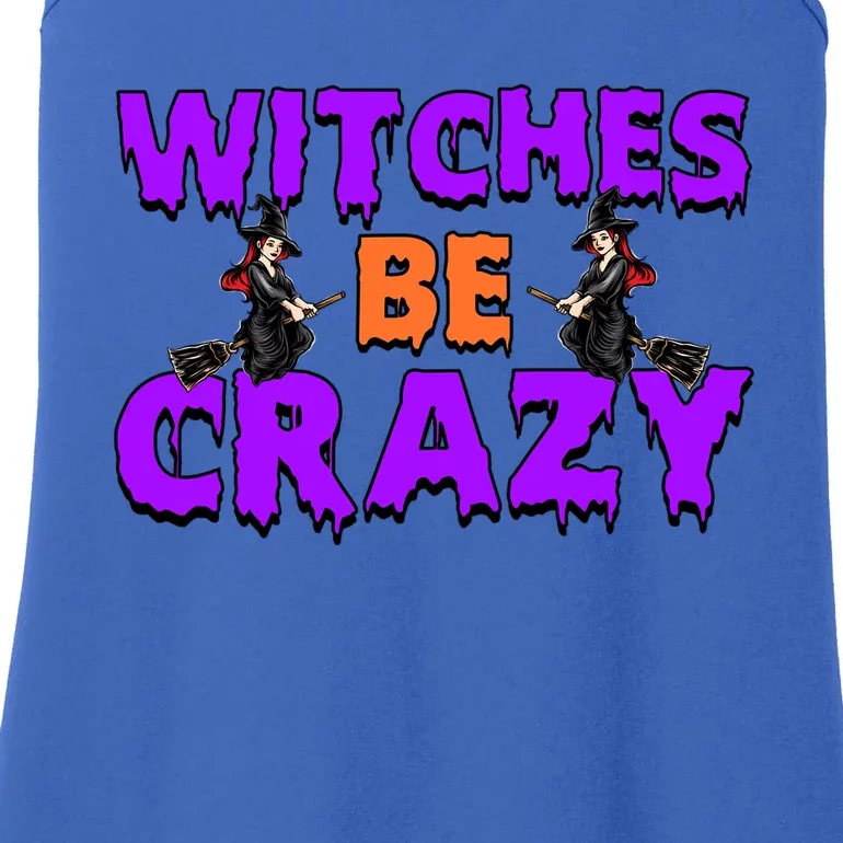 Retro Halloween Witches Be Crazy Gift Ladies Essential Tank