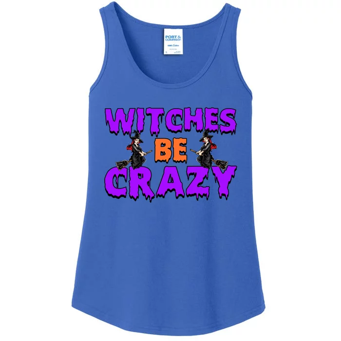 Retro Halloween Witches Be Crazy Gift Ladies Essential Tank