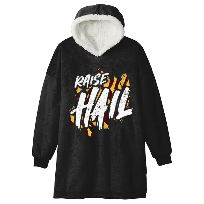 Raise Hail Washington American Football Hooded Wearable Blanket