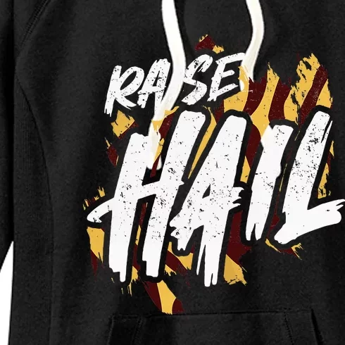 Raise Hail Washington American Football Women's Fleece Hoodie